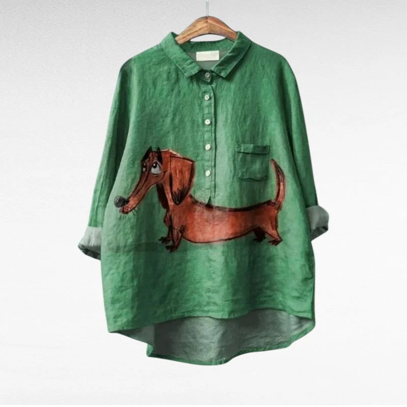 Blusa Estampado Canino