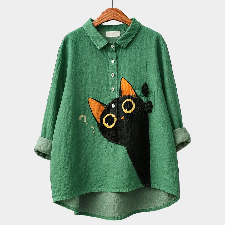 Blusa Curiosidad de Gato
