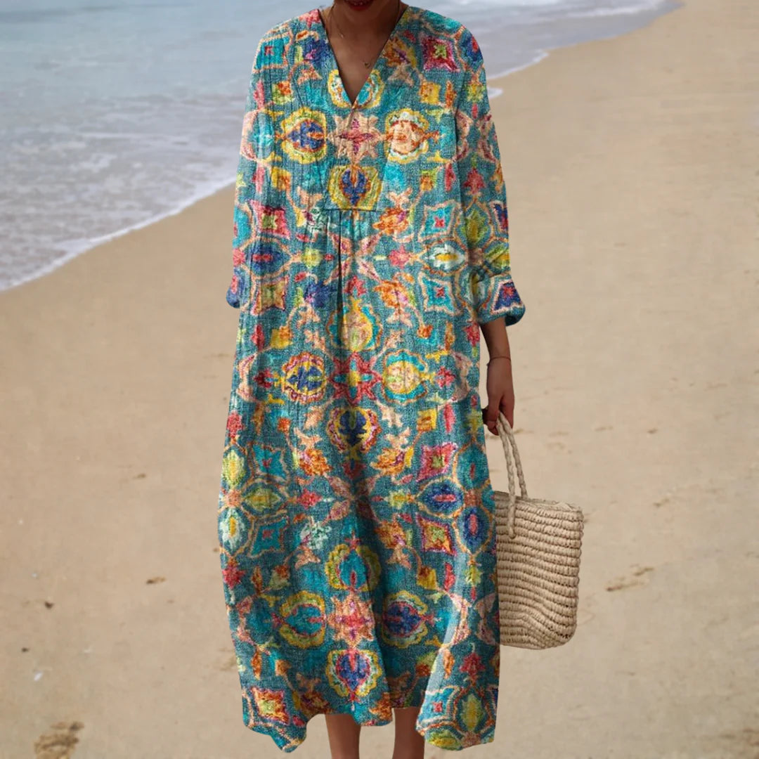 Vestido de Verano Estampado y Favorecedor
