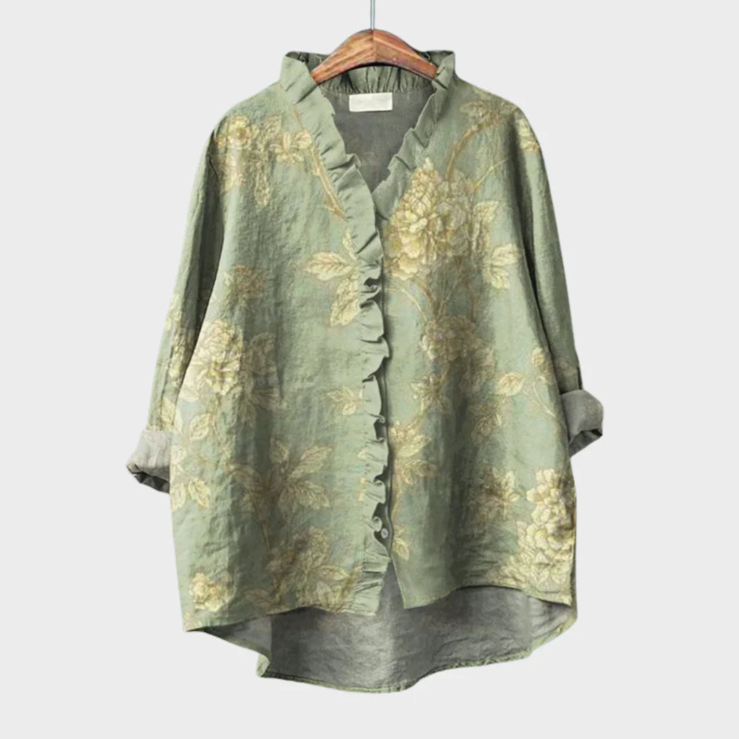 Blusa con Volantes Elegante