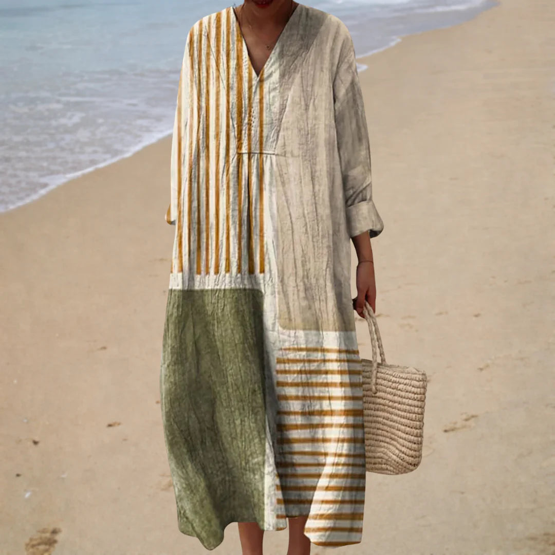Vestido de Verano Estampado Favorecedor