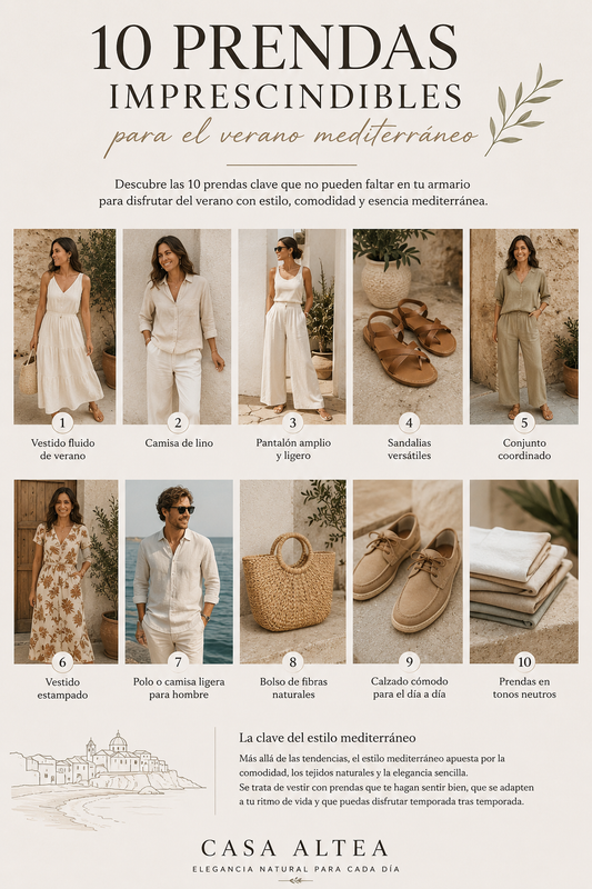 10 Prendas Imprescindibles para el Verano Mediterráneo