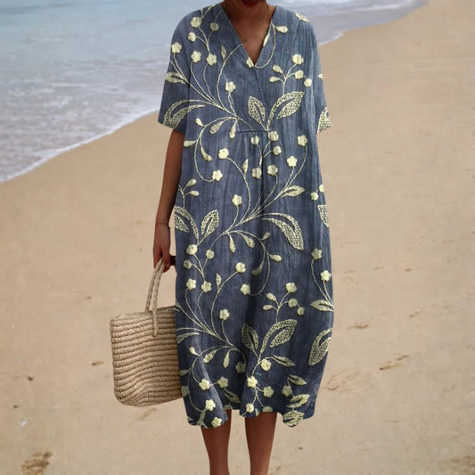Aitana™ | Vestido Midi Bohemio
