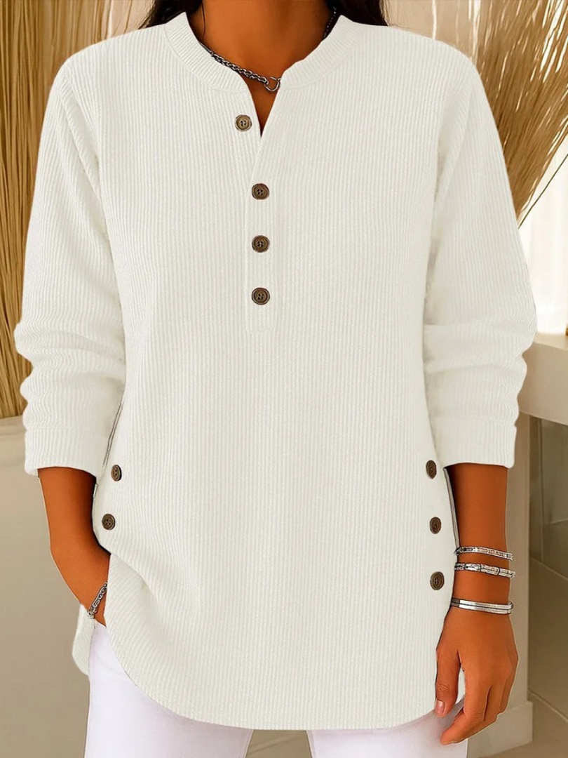 Nieves Túnica Henley con Botones