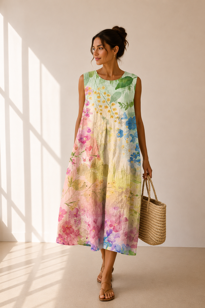 Candela™ | Vestido Midi Bohemio