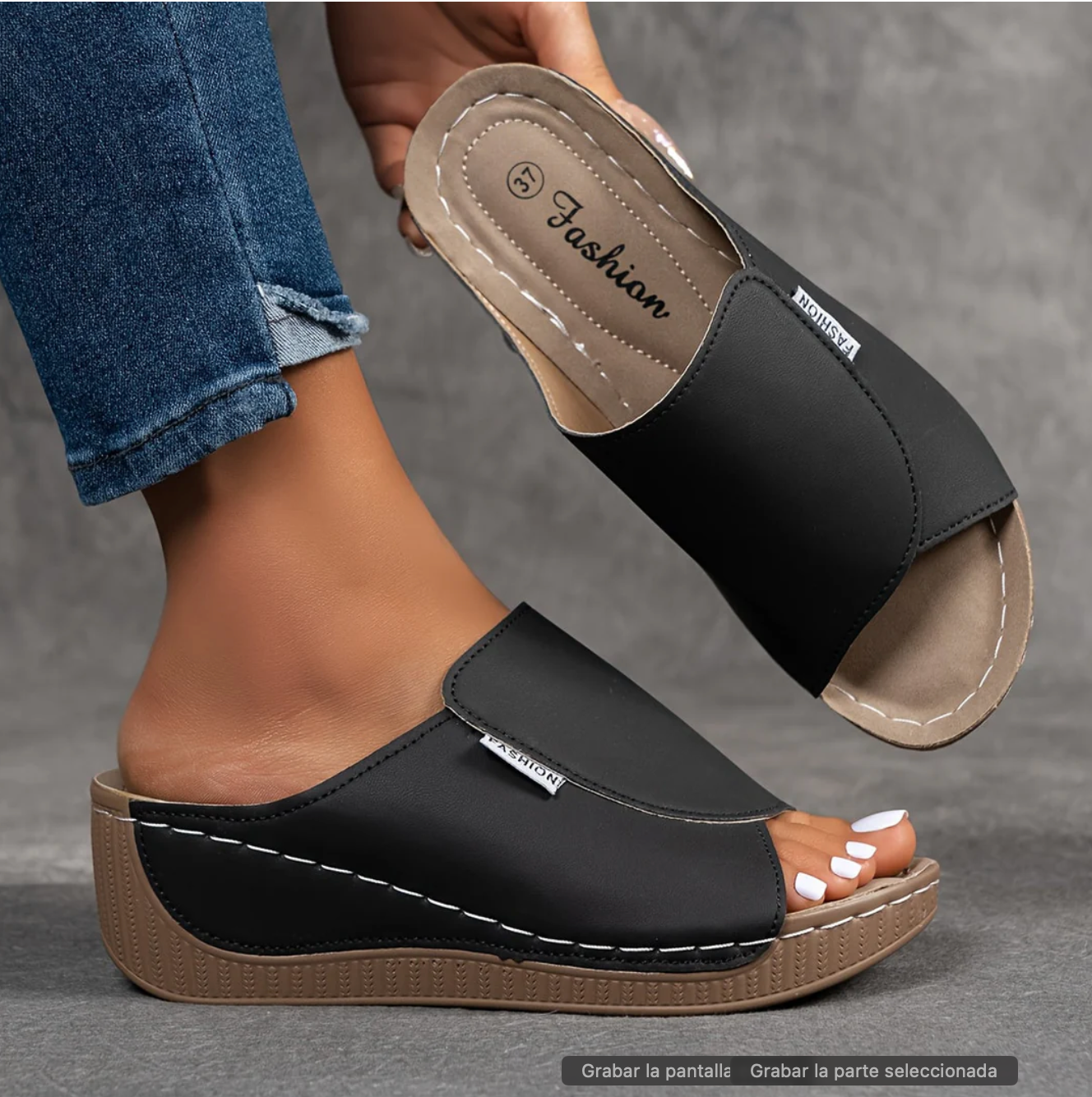 Fashion Sandalias Cómodas con Soporte para el Arco