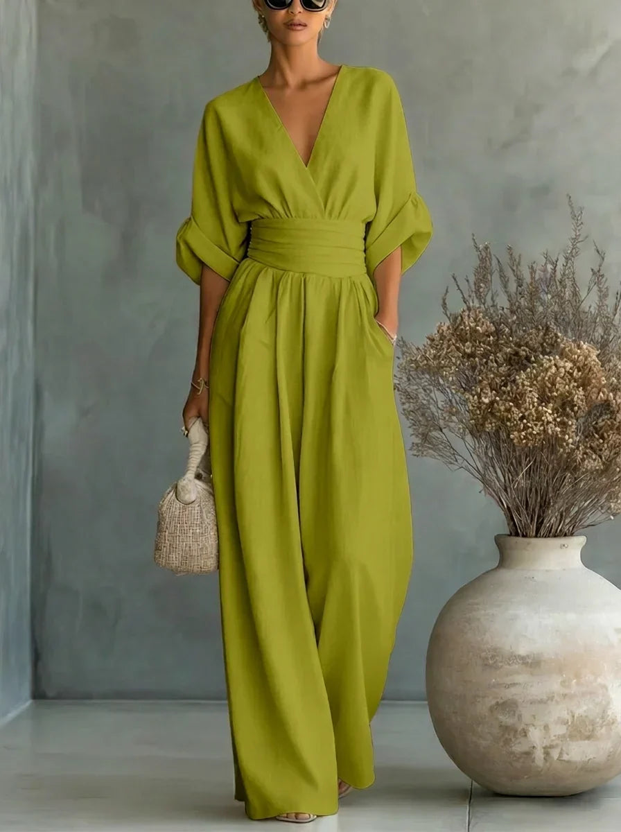 Leandra Mono Esencial con Escote en V