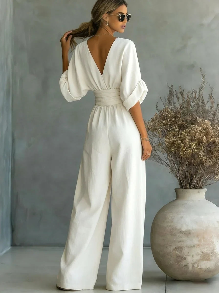 Leandra Mono Esencial con Escote en V