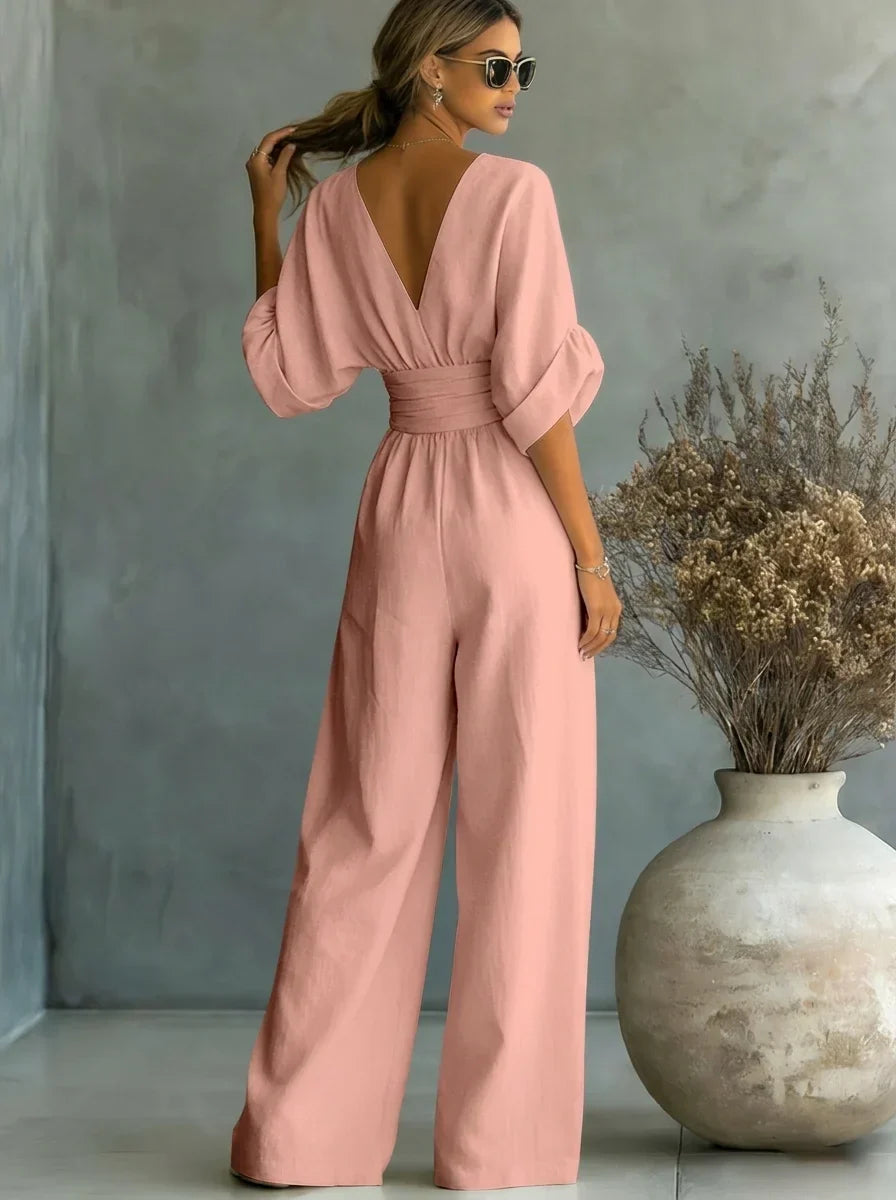 Leandra Mono Esencial con Escote en V