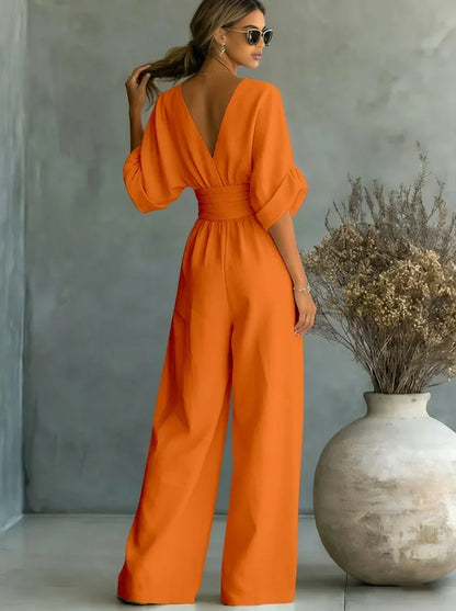 Leandra Mono Esencial con Escote en V