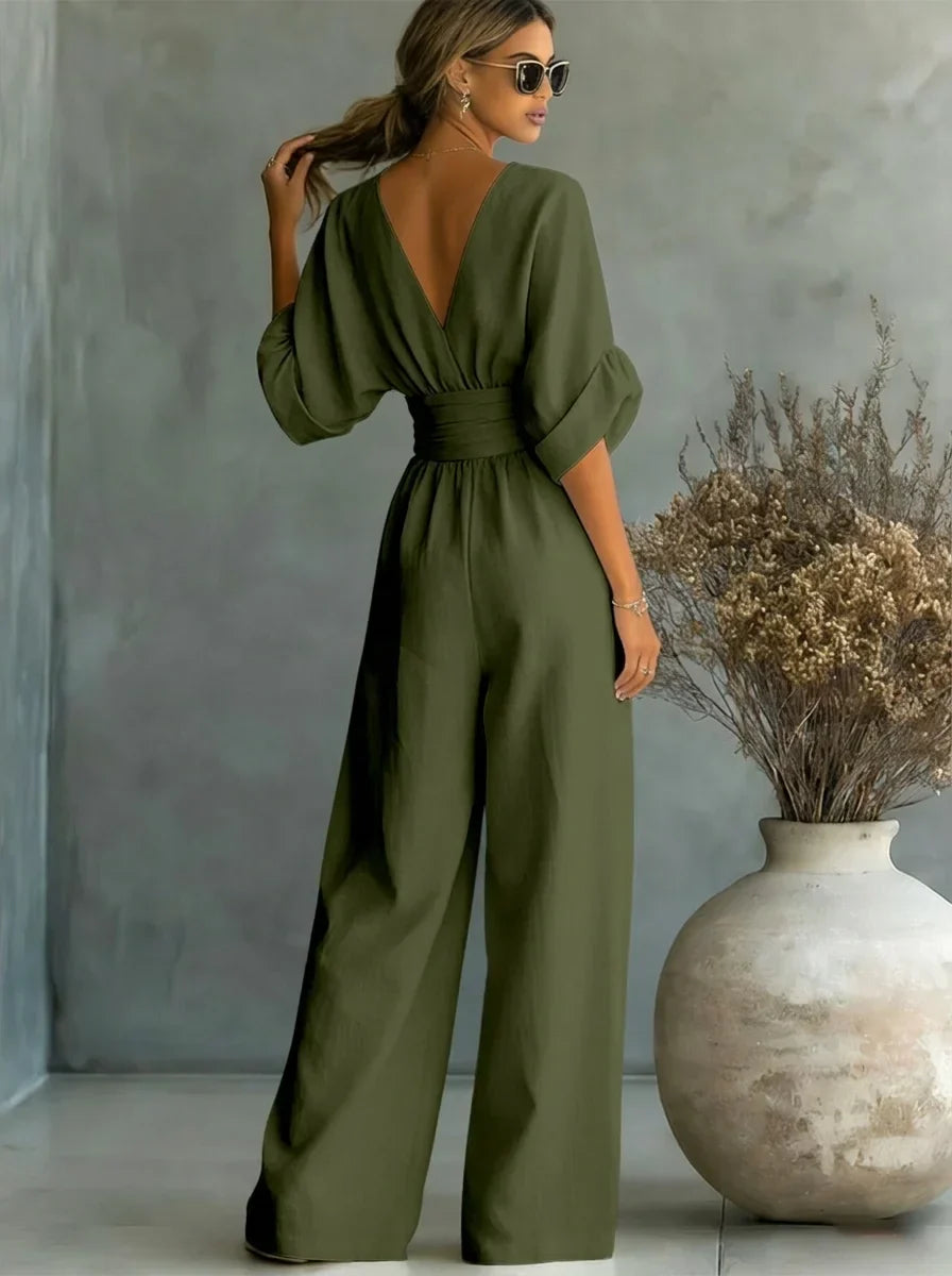 Leandra Mono Esencial con Escote en V