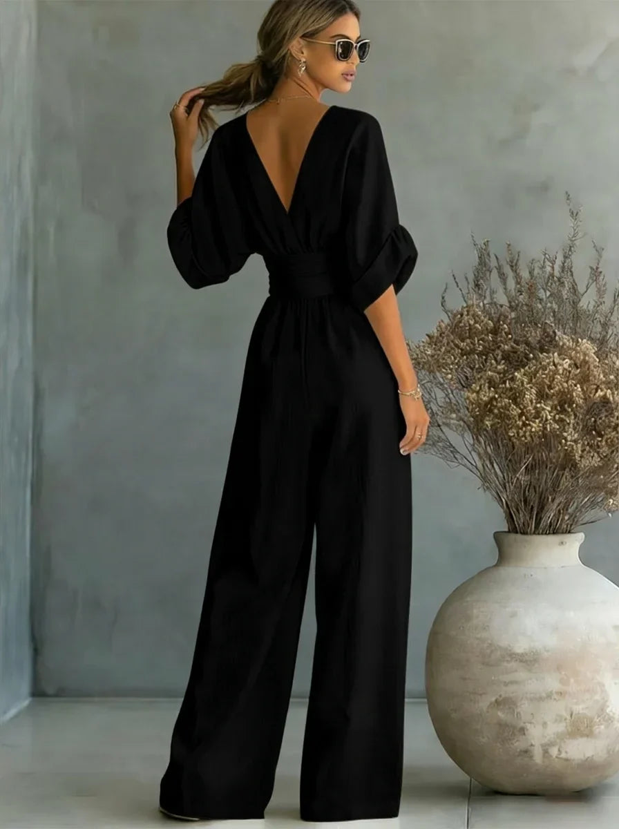 Leandra Mono Esencial con Escote en V