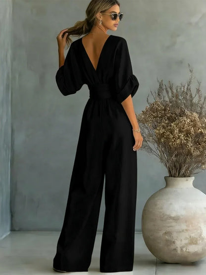 Leandra Mono Esencial con Escote en V