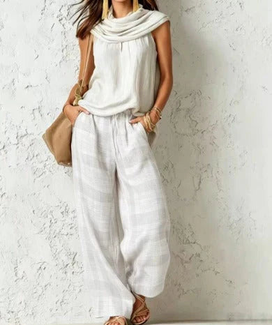 Mara Conjunto Cómodo de Estilo Natural y Elegante