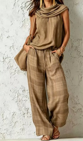 Mara Conjunto Cómodo de Estilo Natural y Elegante