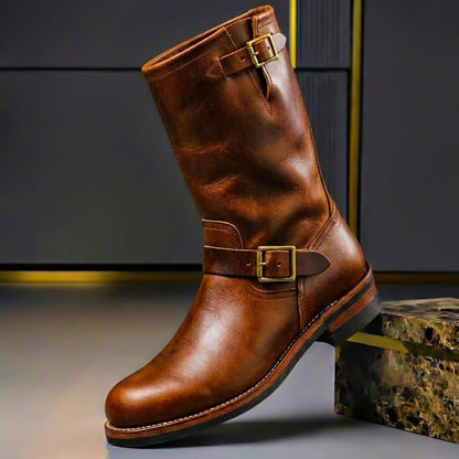 Botas Bancroft de Piel Estilo Vintage