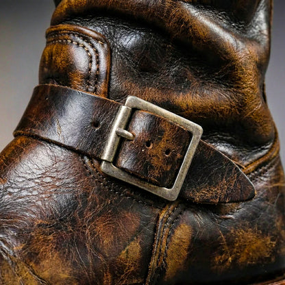 Botas Bancroft de Piel Estilo Vintage