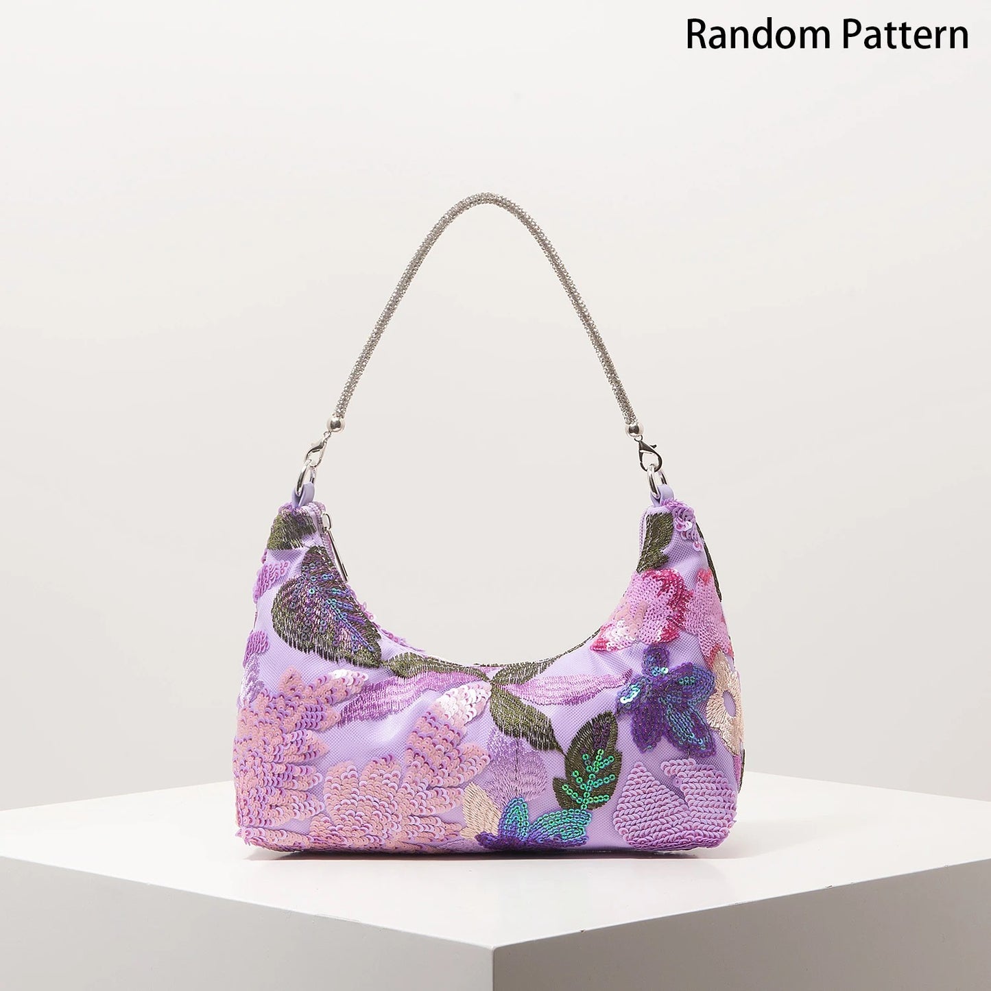 Amalia Bolso Bordado Flores Silvestres
