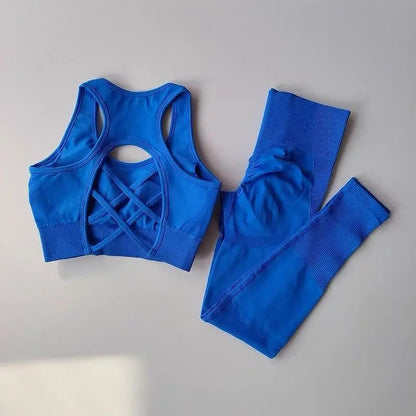 Martina Conjunto Deportivo Active de Top y Leggings de Cintura Alta