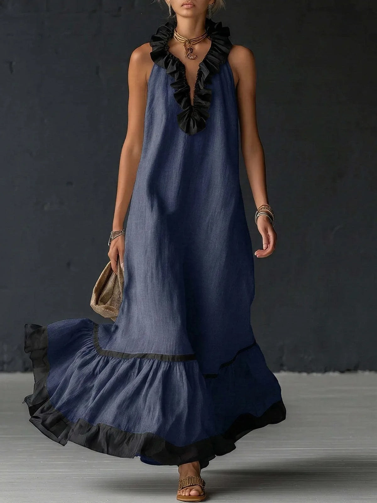 Serena Vestido Maxi Bohemio