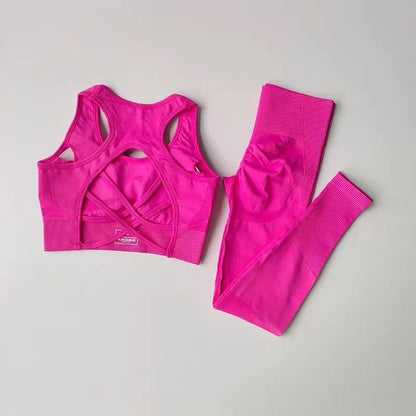 Martina Conjunto Deportivo Active de Top y Leggings de Cintura Alta