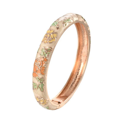 Azahara Colección Pulseras Esmaltadas con Motivos Florales