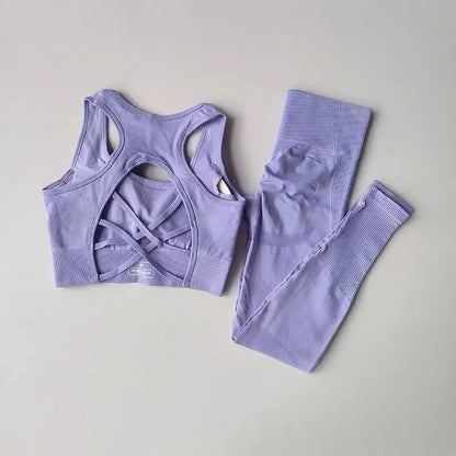 Martina Conjunto Deportivo Active de Top y Leggings de Cintura Alta