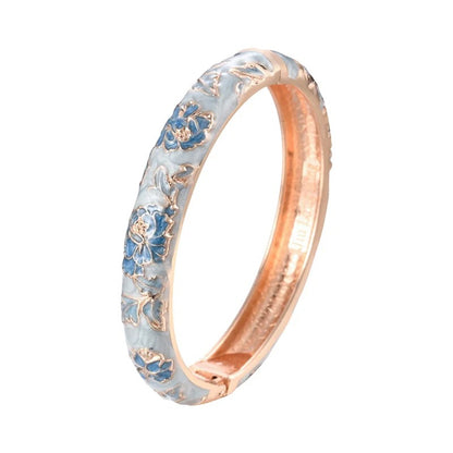 Azahara Colección Pulseras Esmaltadas con Motivos Florales
