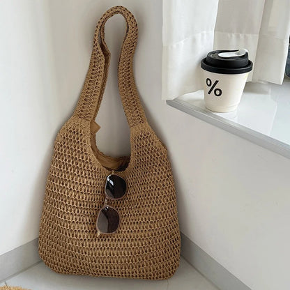 Marina Bolso Tote de Rafia