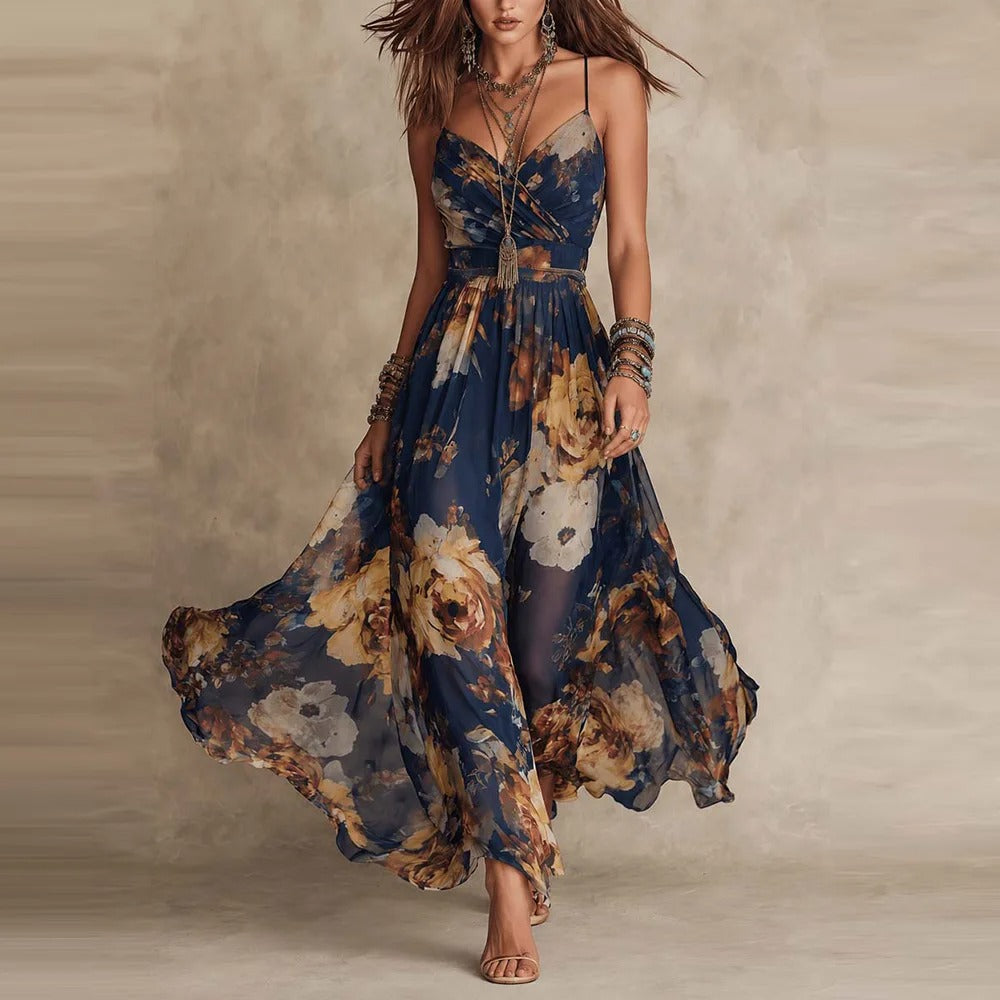Marina Vestido Maxi Floral