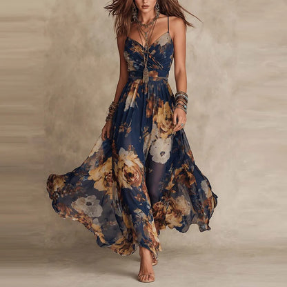 Marina Vestido Maxi Floral