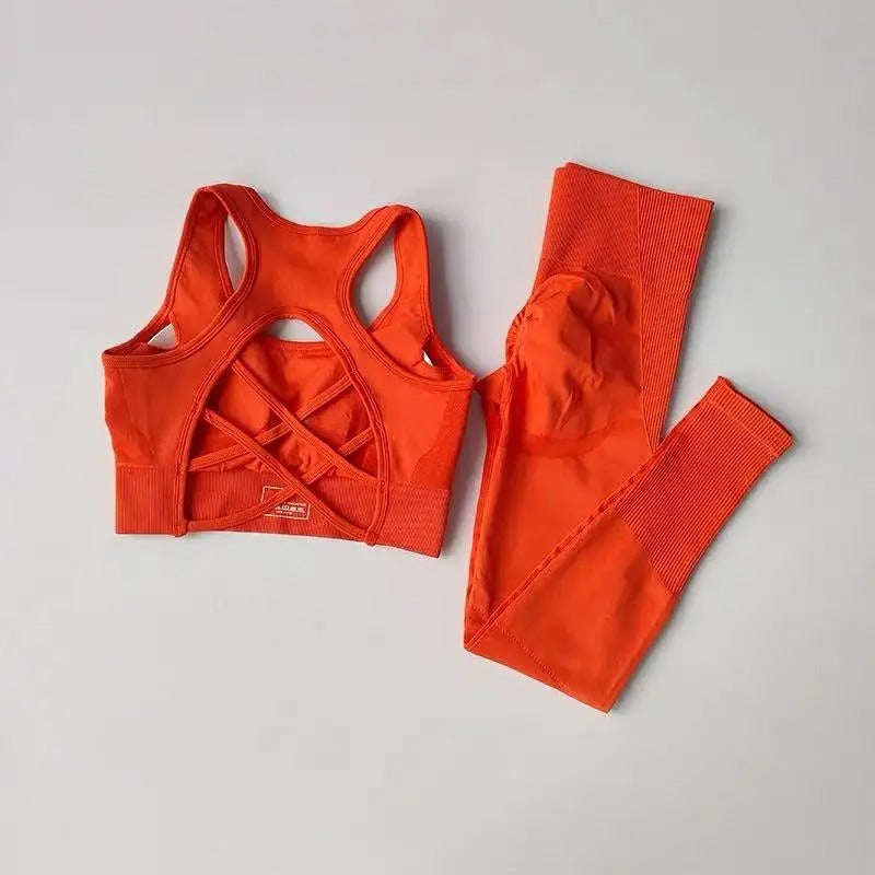 Martina Conjunto Deportivo Active de Top y Leggings de Cintura Alta