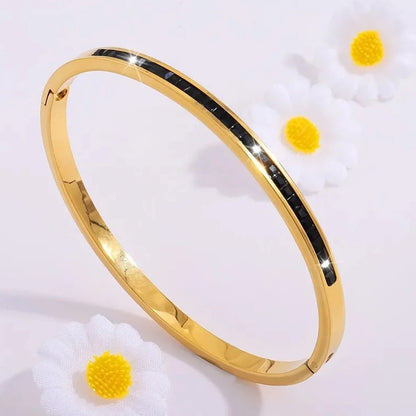 Nerea Colección Pulseras de Acero Inoxidable con Circonitas