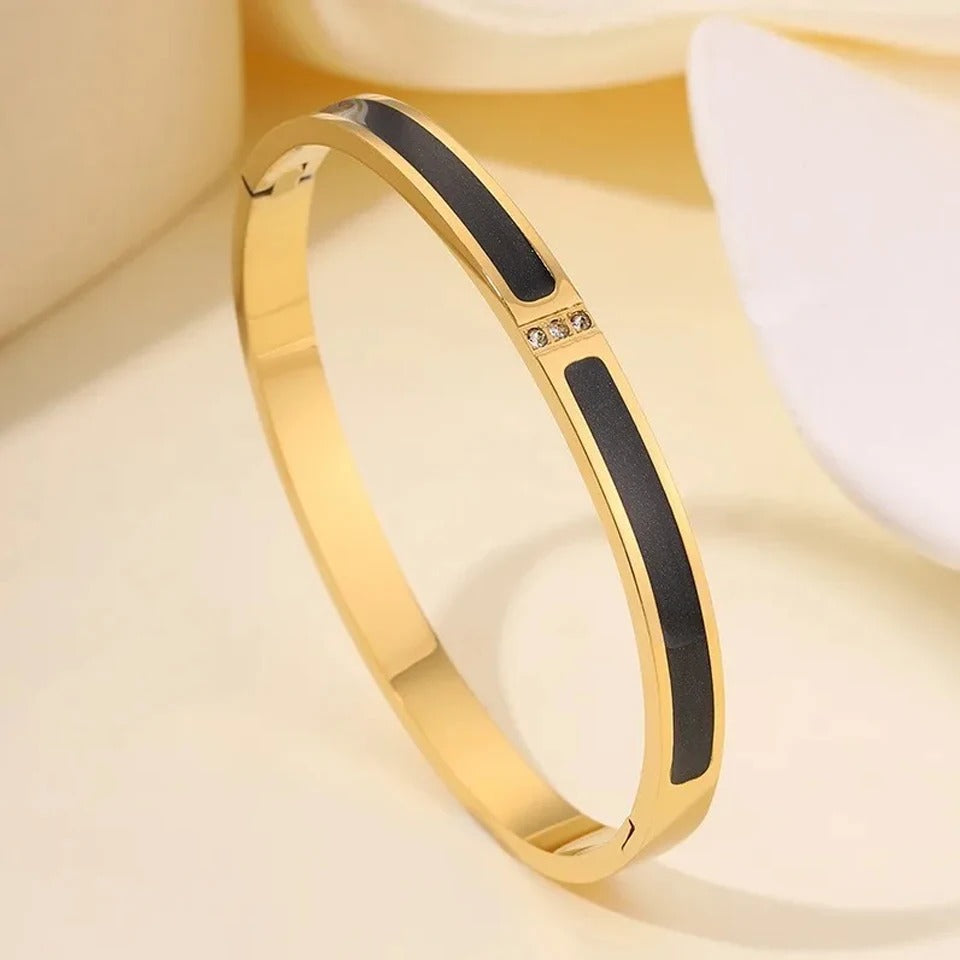 Nerea Colección Pulseras de Acero Inoxidable con Circonitas