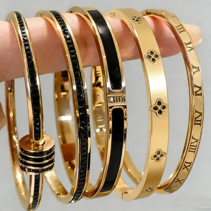 Nerea Colección Pulseras de Acero Inoxidable con Circonitas