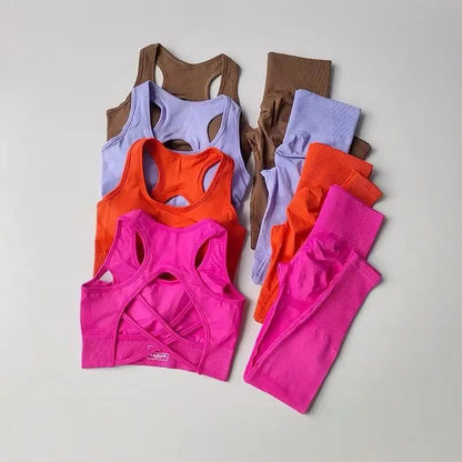 Martina Conjunto Deportivo Active de Top y Leggings de Cintura Alta