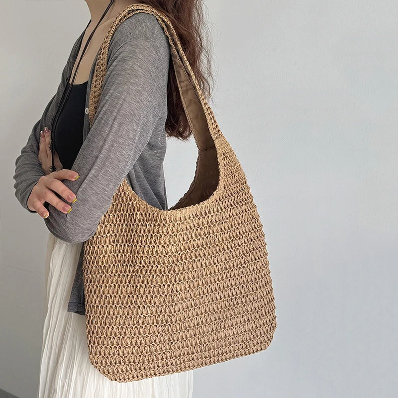 Marina Bolso Tote de Rafia