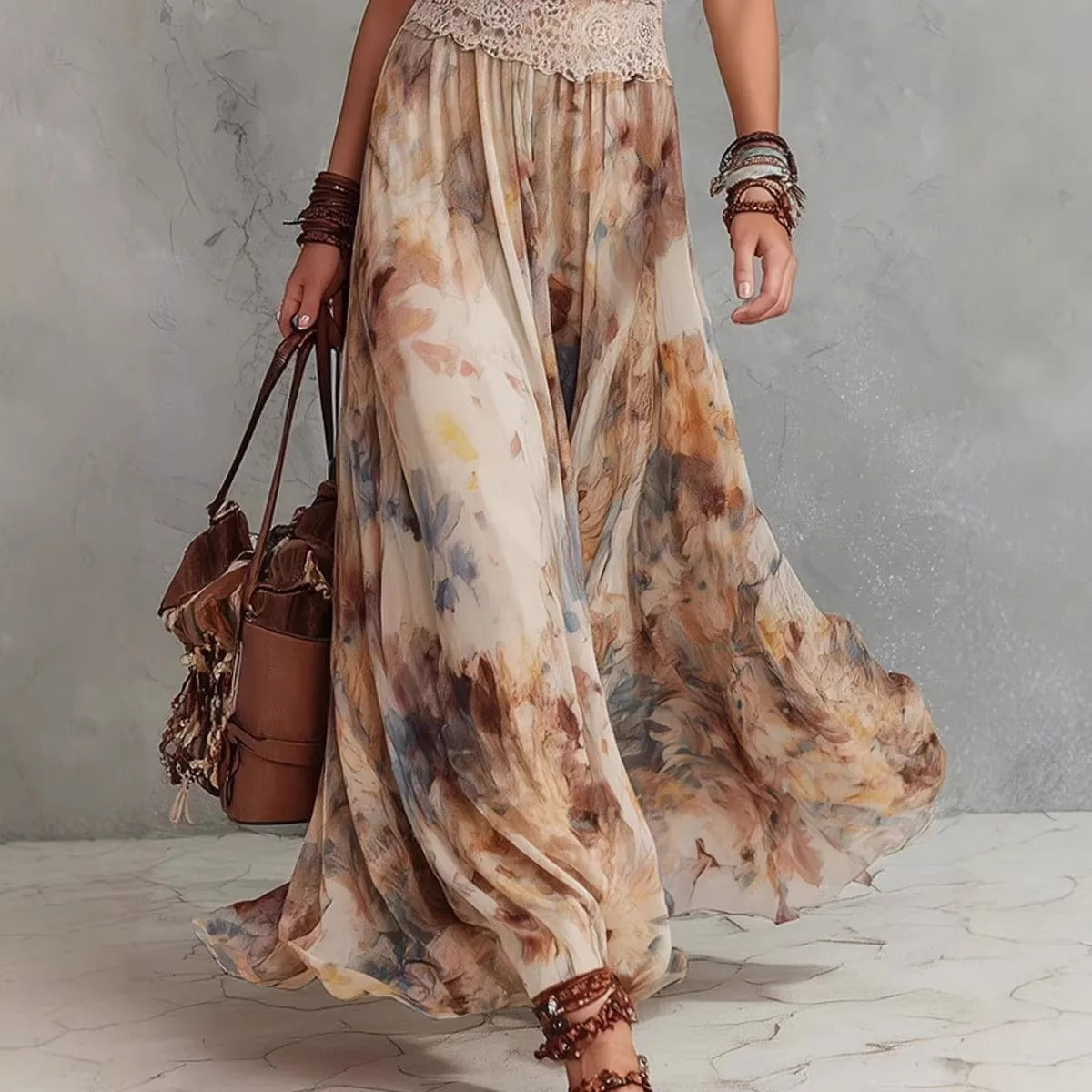 Valeria Vestido Maxi Floral
