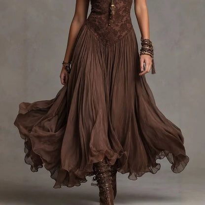 Adriana Vestido Encaje Bohemio