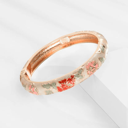Azahara Colección Pulseras Esmaltadas con Motivos Florales
