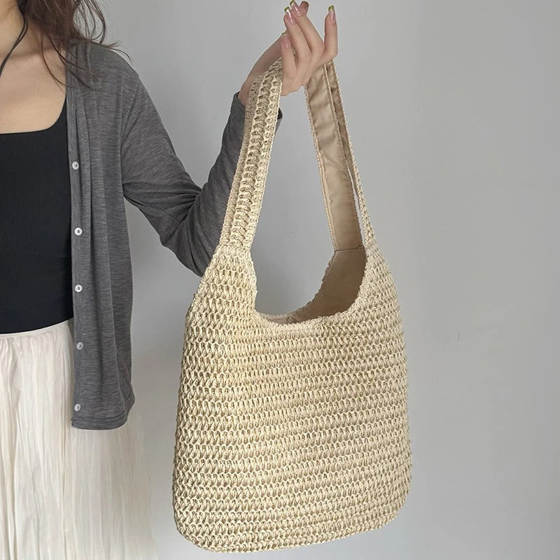Marina Bolso Tote de Rafia