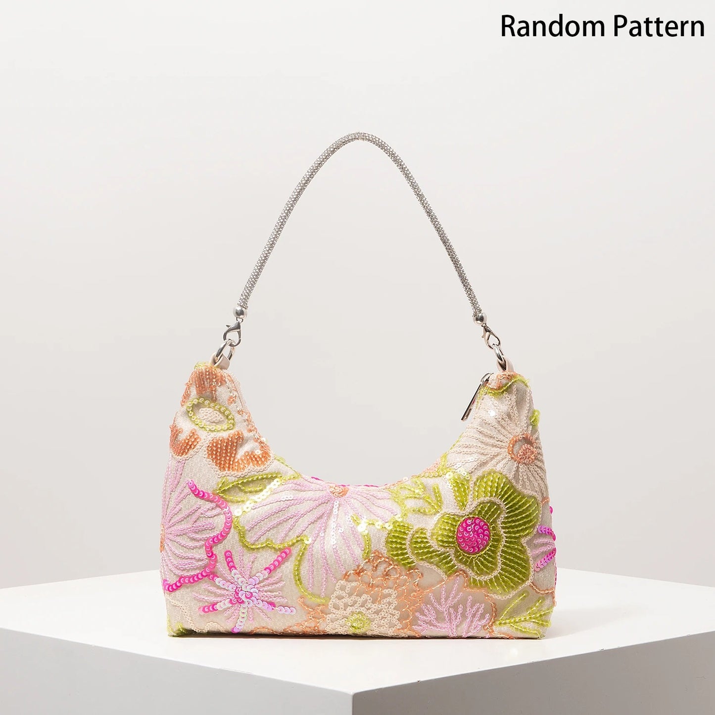 Amalia Bolso Bordado Flores Silvestres