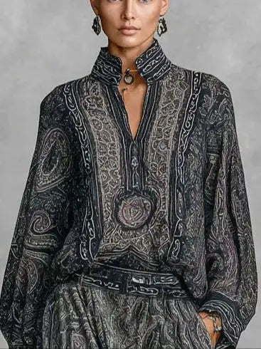 Nora Conjunto Retro de Dos Piezas