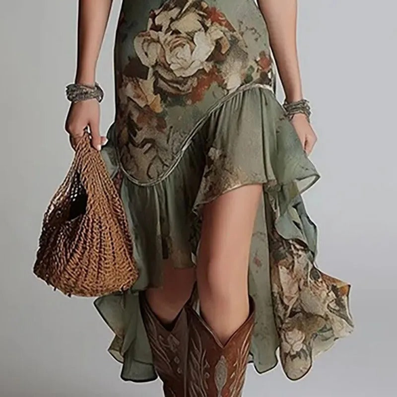 Bianca Vestido Maxi Floral