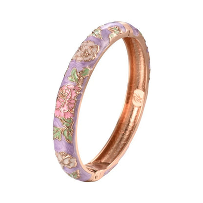 Azahara Colección Pulseras Esmaltadas con Motivos Florales