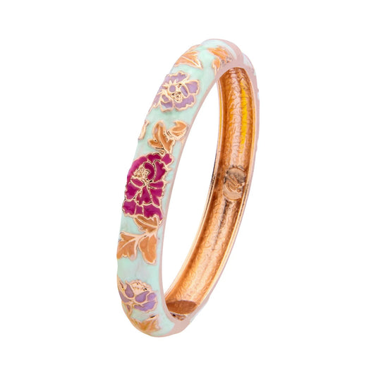 Azahara Colección Pulseras Esmaltadas con Motivos Florales