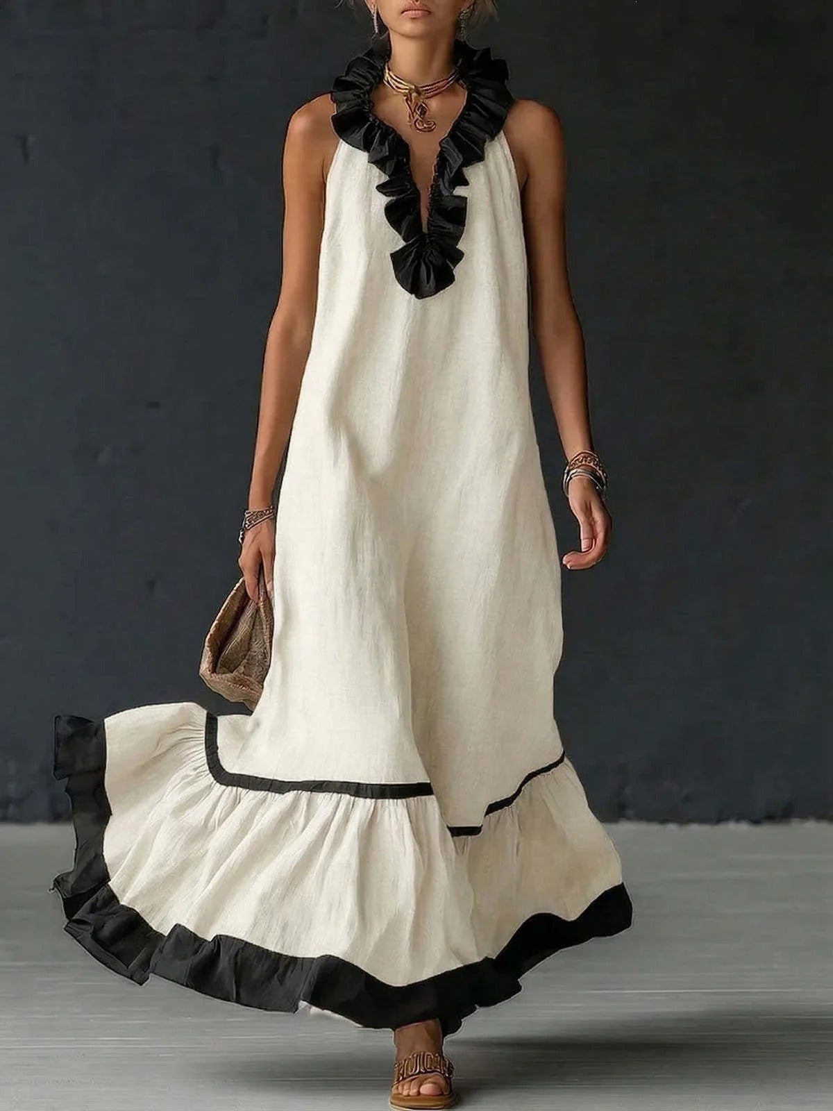Serena Vestido Maxi Bohemio