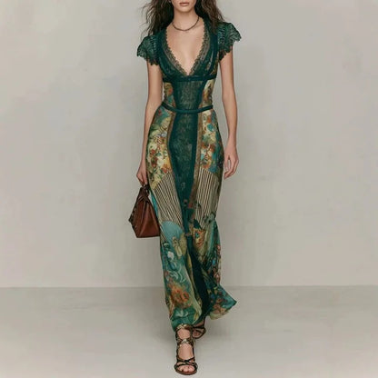Daniela Vestido Maxi Floral