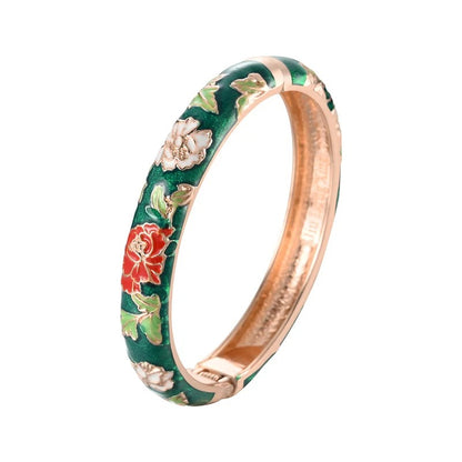 Azahara Colección Pulseras Esmaltadas con Motivos Florales