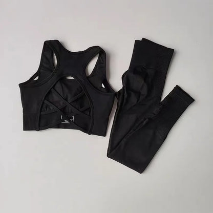 Martina Conjunto Deportivo Active de Top y Leggings de Cintura Alta